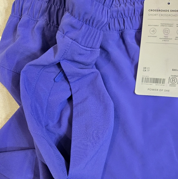 Athleta Crossroads 3.5in Short Royal Blue Size XS NWT - Picture 8 of 8